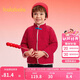 巴拉巴拉寶寶棉服外套2025保暖男女童拜年服外出新年紅色加絨208125171202
