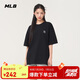 MLB男女短袖T恤潮流百搭純色休閑25夏季新款3ATSB5053-50BKS-XL