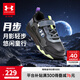 安德瑪（Under Armour）童鞋男女童板鞋秋冬款皮革保暖緩震中大童戶外休閑運動鞋2441310 黑色 40