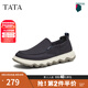 他她（TATA）一腳蹬布鞋男鞋透氣懶人軟底爸爸鞋2025夏季新款VMR01BM5 藍(lán)色 42