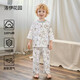 歐孕兒童睡衣套裝2025夏季新款薄款純棉寶寶家居服男童女童空調服 洛伊花園【7A抗菌棉】 110 【建議身高110-120cm】