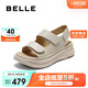 百麗簡(jiǎn)約勃肯鞋女25夏新商場(chǎng)同款涼鞋D9J2DBL5 米色 37