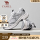 駱駝（CAMEL）老爹鞋2025春季新款復(fù)古時(shí)尚輕便透氣軟彈舒適情侶休閑運(yùn)動(dòng)男鞋 G25S852108 月影灰 女 36