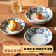 舍里福字碗中式餐具復(fù)古陶瓷米飯碗釉下彩家用吃飯碗湯碗盤子菜盤碗碟 7英寸深盤-藍福 11.6cm 【規(guī)格詳見圖二】