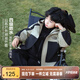 左西男童外套兒童沖鋒連帽上衣2025秋季防風(fēng)防水男孩衣服 卡其色 140