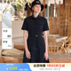 哈吉斯（HAZZYS）女裝 夏季女士【PHIZ系列】翻領(lǐng)工裝風連衣裙女 藏青色NV XL (170/92A 42)
