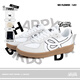 WE FLOWERWE FLOWER x HBD聯(lián)名款2025新品復(fù)古德訓(xùn)鞋男女同款 簡(jiǎn)約白  39