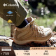 Columbia蔣奇明同款哥倫比亞戶外男子防水抓地耐磨中幫徒步登山鞋BM0652 241 BM0652 男 卡其色 41 (26cm)男