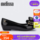 Melissa（梅麗莎）蝴蝶結(jié)低跟時尚通勤休閑女士單鞋33680 黑色 39