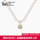 She's茜子時(shí)尚優(yōu)雅工藝珍珠短款項(xiàng)鏈頸鏈輕奢高級(jí)感鎖骨鏈生日禮物女 項(xiàng)鏈6mmSPP8719277