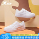 特步（XTEP）【店長(zhǎng)推薦】板鞋男鞋女鞋春秋新款休閑板鞋女時(shí)尚透氣防滑板鞋男 白色-女款 36