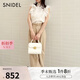 SNIDEL2025春夏新品半高領(lǐng)蝴蝶結(jié)印花小飛袖雪紡襯衫SWFB252053 象牙白 均碼 (F)