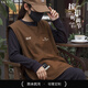 碧連天馬甲式半身圍裙工作服定制LOGO咖啡師餐飲廚房專用理發(fā)店工裝印字 深咖色【防水防油】定制聯(lián)系客服 均碼