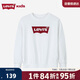 LEVI'S李維斯童裝兒童衛(wèi)衣男女童毛圈圓領(lǐng)衛(wèi)衣2025春季舒適上衣