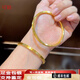 可穎黃金愛心手鐲女9999足金包銀數(shù)字幸運鐲子時尚金店情人節(jié)禮物 愛心手鐲58圈口約20克