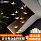 米光惠佳創(chuàng)意個性樓梯間長吊燈別墅復(fù)式樓loft公寓裝飾現(xiàn)代躍層中空大廳燈 直徑40CM-6頭高1.5米