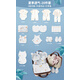 DOMIAMIAKIDS男女寶寶衣服純棉新生兒滿(mǎn)月套裝百天初生見(jiàn)面禮高檔用品禮盒 夏季超薄-森林樂(lè )園-20件套 66cm （4-6月百天嬰兒）