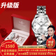 歐品客瑞士認(rèn)證品牌手表女簡(jiǎn)約氣質(zhì)女士手表全自動(dòng)機(jī)械表夜光防水女表 升級(jí)加強(qiáng)版-鋼帶本白-終身保