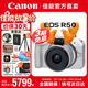 佳能r50 微單相機(jī) 入門級 R50 APS-C畫幅 旅行家用學(xué)生vlog視頻 4k小巧便攜 數(shù)碼照相機(jī) 佳能R50+18-45白色套機(jī) 官方標(biāo)配【不含配件 推薦加購套餐配置】