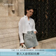 Calvin KleinJeans25春夏新款女士潮流復(fù)古ck性感辣妹淺藍(lán)色牛仔短裙47B738G W99-牛仔淺藍(lán) XXS 25