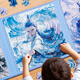 億基美哪吒魔童鬧海磁力拼圖5階147片3-6歲以上兒童益智玩具生日禮物