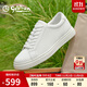 金利來(lái)（Goldlion）男鞋休閑鞋簡(jiǎn)潔大方緩震舒適板鞋G522430759BBB白色41