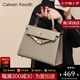 CALWAN KEODH包包女包新款2025手提ck風(fēng)真皮單肩輕奢生日七夕情人節(jié)禮物送女友 【大象灰】送老婆高級(jí)實(shí)用