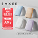 嫚熙（EMXEE）孕婦內(nèi)褲女抑菌低腰托腹懷孕早中晚期月子無(wú)痕棉內(nèi)褲4條裝組合L