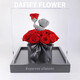 DAFIFY永生花擺件玫瑰花束比心熊抱抱桶新婚禮物情人節生日禮品送女友 抱抱桶-送你愛(ài)的玫瑰