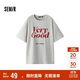 森馬（Semir）短袖T恤女中長(cháng)款寬松字母潮流個(gè)性2025夏季吸濕速干109325100040
