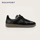 ROCKPORT樂步T頭復(fù)古休閑板鞋男德訓(xùn)2025年夏季新品透氣情侶輕運(yùn)動女鞋子 黑色 【男女同款】偏小建議大一碼 40
