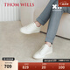 THOM WILLS男鞋真皮小白鞋男西裝英倫休閑皮鞋米白色板鞋百搭夏季 米白色G171 40 /7碼