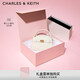 CHARLES&KEITH質(zhì)感金屬扣凱莉包手提包單肩包包女包生日七夕禮物CK2-50270880