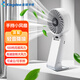 金蝶（kingdee）手持小風(fēng)扇桌面折疊usb小電風(fēng)扇便捷掛脖式戶(hù)外學(xué)生宿舍辦公室充電隨身小電扇 白色F1012