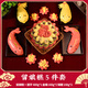 櫻小煮閏月花糕留娘糕留爹魚(yú)組合饅頭送父母親金蟾二合一花饃膠東花餑餑 留娘糕5件套（約1220克）