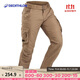迪卡儂褲子男春秋工裝徒步登山戰術(shù)運動(dòng)長(cháng)褲駝色 42-4011249