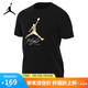 Jordan運(yùn)動(dòng)T恤 AJ 男文化衫JUMPMAN FLIGHT短袖AO0665-011黑M