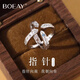 BOEAY指針情侶對戒純銀戒指女款男士一對可調節(jié)鐘久久求婚戒指結婚表白 【免費刻字】指針情侶戒指一對