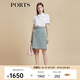 PORTS寶姿商場(chǎng)同款春夏新款女裝“塔克褶裥真絲上衣”LD8B119KWT003 奶白色 L (8)