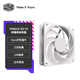 酷冷至尊（CoolerMaster）莫比烏斯 120 機(jī)箱單體風(fēng)扇12cm白色版 環(huán)形扇葉/幾何防震/LDB軸承/五年質(zhì)保