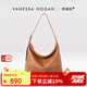 VANESSA HOGAN【張雅欽同款】VH女包欣冉hobo包頭層植鞣牛皮質(zhì)感斜挎腋下單肩包