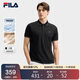 FILA 斐樂(lè )官方領(lǐng)航POLO短袖t恤2025年夏季時(shí)尚休閑涼感上衣男子針織衫