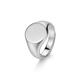 山頭林村男士尾戒小拇指紳士戒指男潮流簡(jiǎn)約小眾百搭奢華男款開(kāi)口指環(huán)飾品 光面戒指白金色開(kāi)口橢圓款