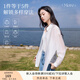香影天絲輕薄開衫襯衫外套女夏季2025新款高級感襯衣戶外寬松上衣 白色 S