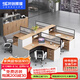 時創(chuàng)輝煌職員辦公桌椅組合辦公室工位辦公桌工作臺財務(wù)辦公桌配套主機托
