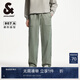 杰克·瓊斯（JACK&JONES）夏季時尚百搭水洗廓形松緊抽繩腰頭長褲牛仔褲褲子男裝225132085 E08橄欖綠 常規(guī) 32 175 W32/L32