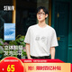 森馬（Semir）短袖T恤男裝熊貓國風(fēng)印花刺繡2025夏季涼感t寬松上衣109325100113