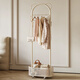 喻品衣架落地臥室家用掛衣架客廳單桿晾衣服收納衣帽架MJ119高款白60