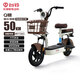 臺(tái)鈴電動(dòng)自行車(chē)【國(guó)家補(bǔ)貼】Q糖50KM長(zhǎng)續(xù)航電動(dòng)車(chē)48V13AH鉛酸小錦鯉小果粒歡樂(lè)豆彩深棕