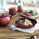 酷彩（Le Creuset）法國進口琺瑯鍋鑄鐵20/23/26cm圓形淺煎鍋平底煎烤鍋多功能平底鍋 【1-2口之家】紅色 20cm